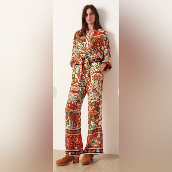 Ba&sh Paris Martha Shirt and pants set size small - Picture 1 of 10